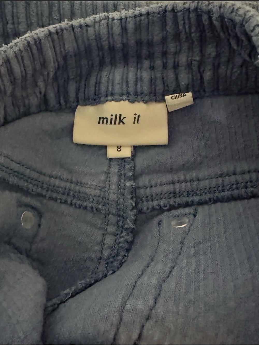 Milk It Blue Corduroy Flare Jeans - Picture 7 of 7